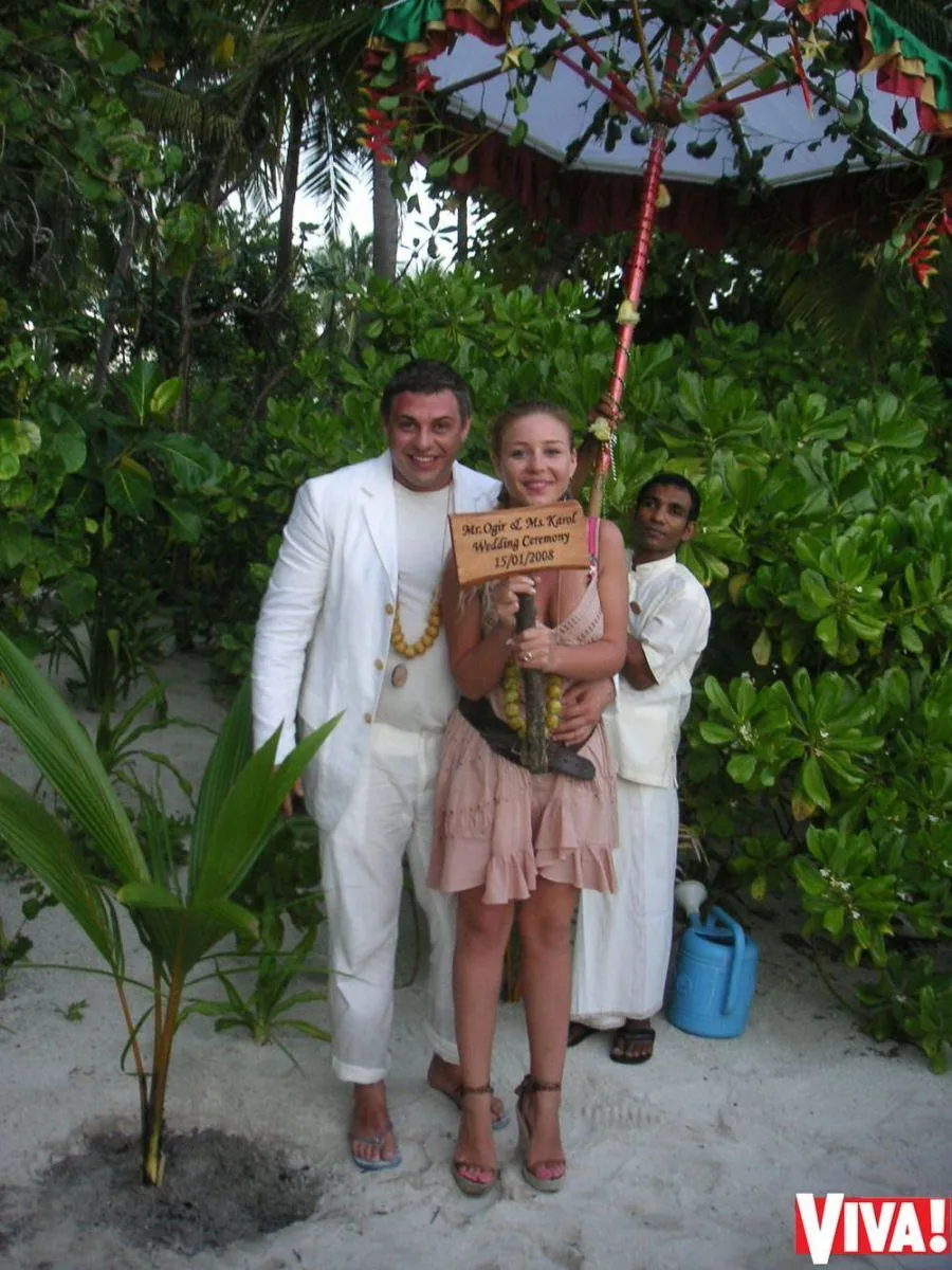 Весілля Євгена Огіра та Тіни Кароль на Мальдівах