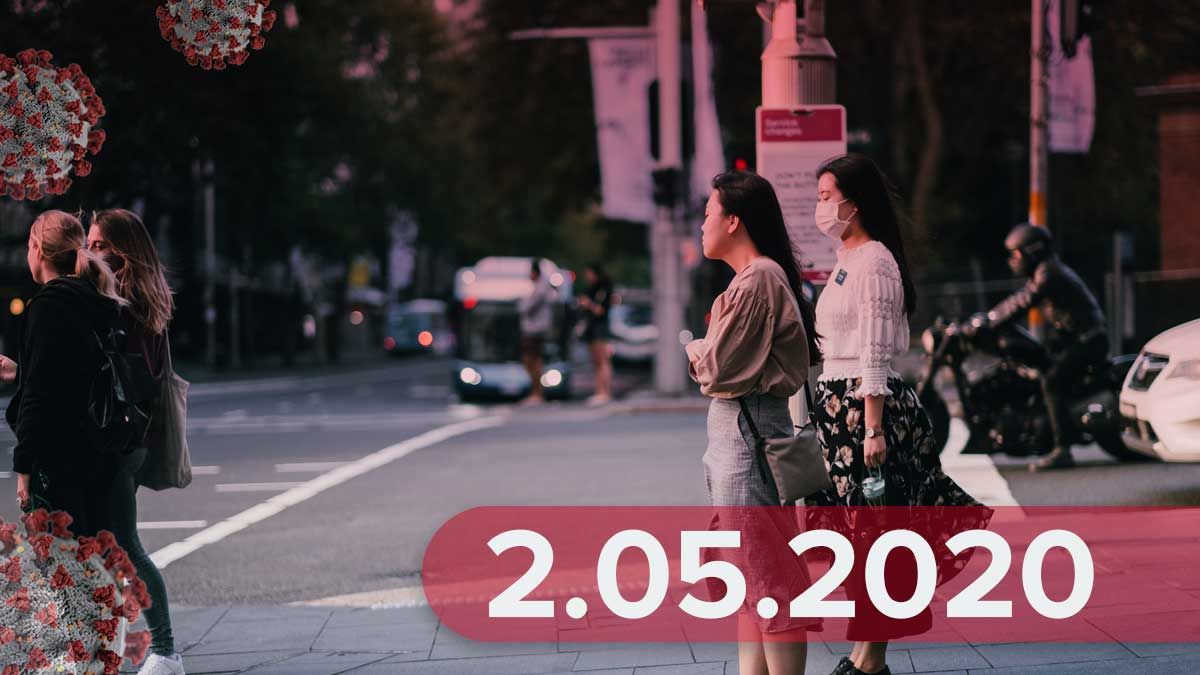 Коронавирус Украины статистика 2 мая 2020 – новости в Украине, мире
