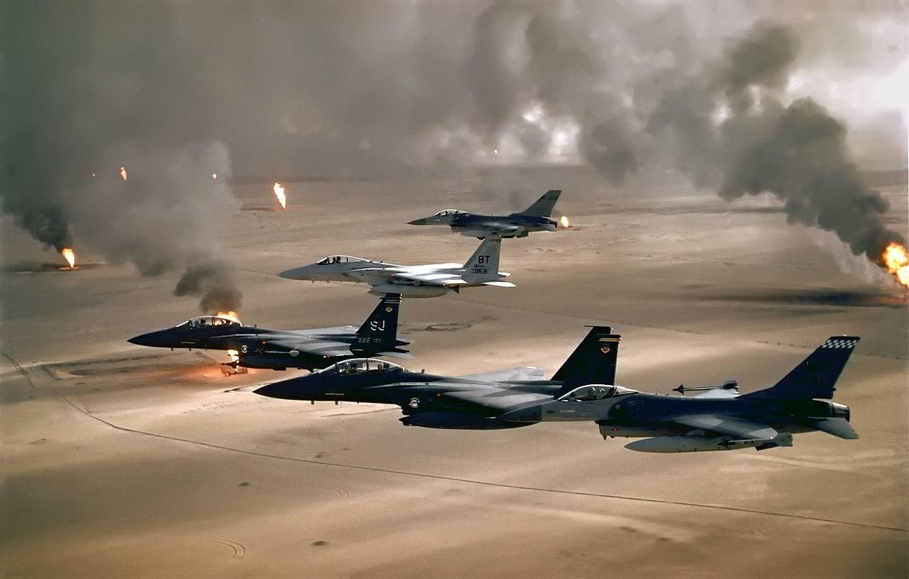 Запеклі повітряні бої у Перській затоці: як США зруйнували плани іракського диктора Хусейна