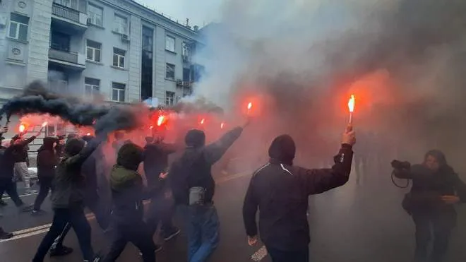 Протести у Києві на підтримку Стерненка