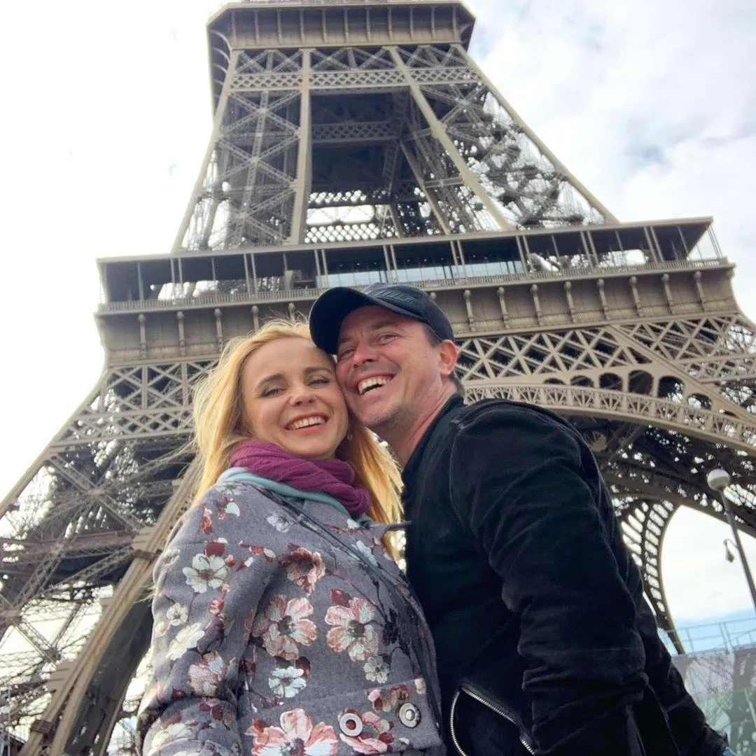 Лілія Ребрик з чоловіком у Парижі Лілія Ребрик з чоловіком у Парижі