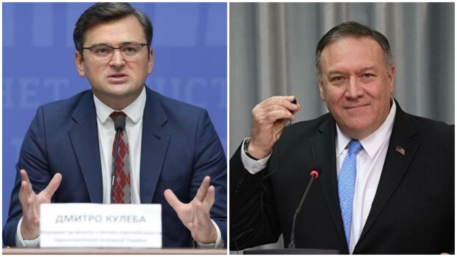 Помпео та Кулеба обговорили стратегічне партнерство США та України