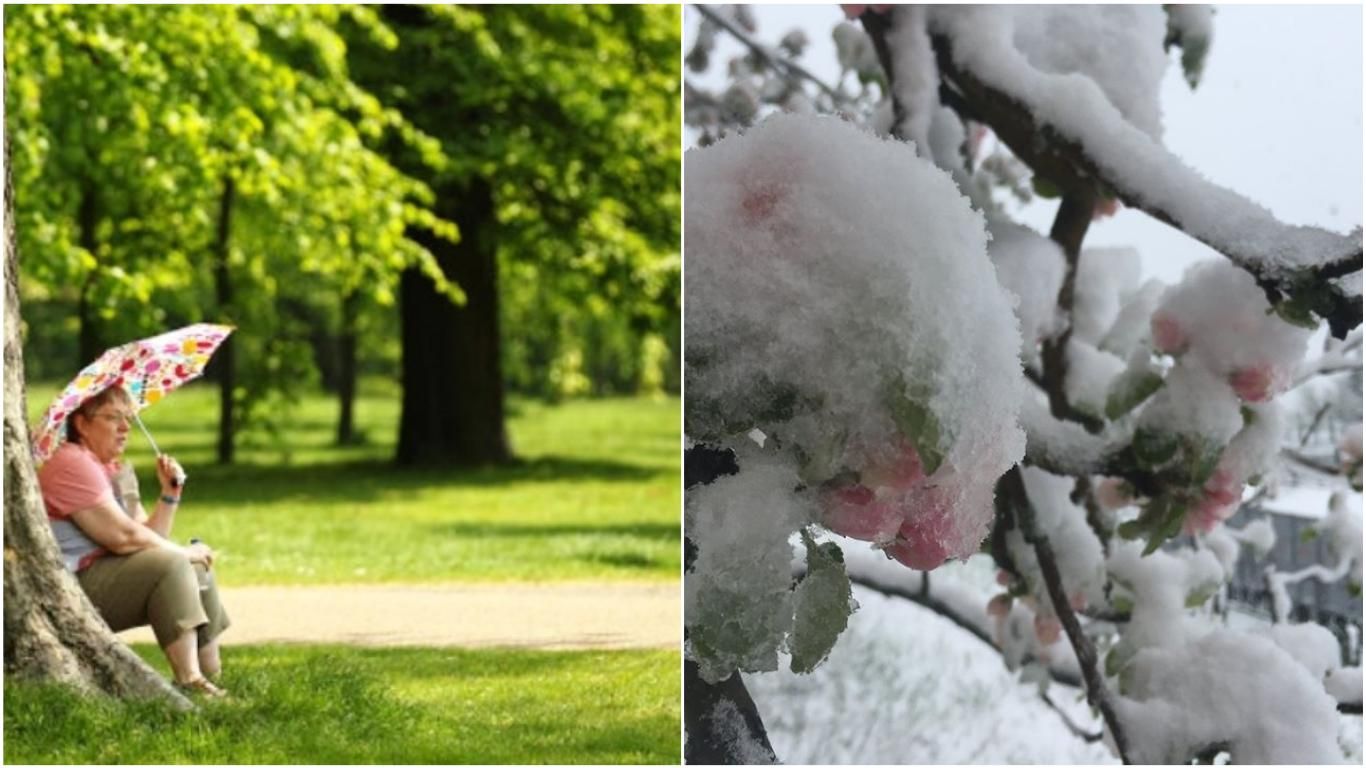 Прогноз погоди на тиждень 11 травня – 17 травня 2020: спека та сніг