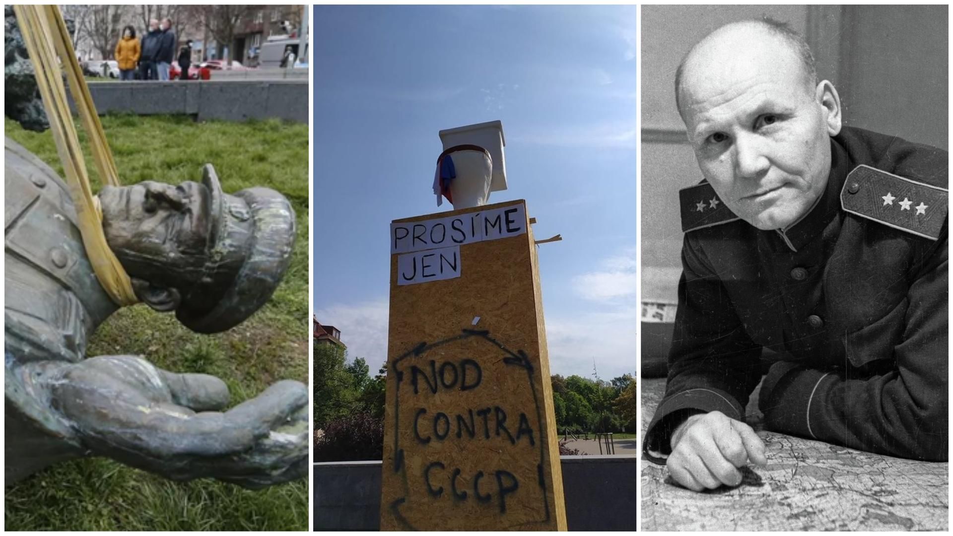 9 травня у Празі розгорівся новий скандал навколо пам'ятника Конєву 9 травня у Празі розгорівся новий скандал навколо пам'ятника Конєву