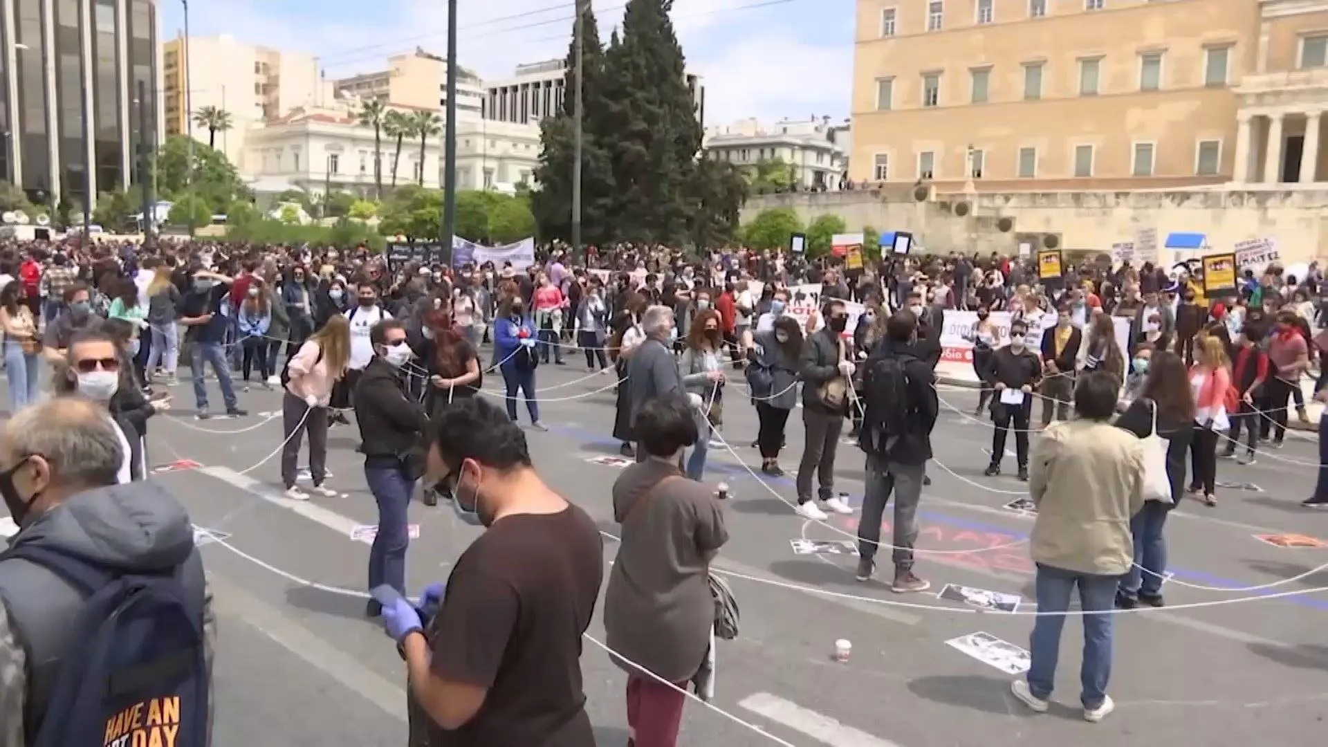 Протести в Греції