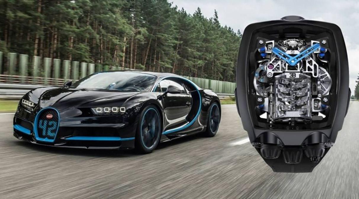 Эксклюзивные часы с крохотным "двигателем": впечатляющий Bugatti