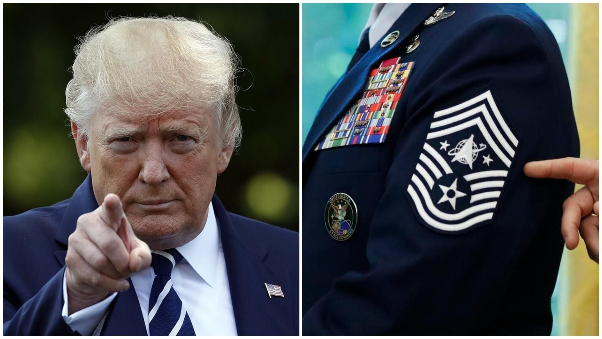 Трамп втішений Космічними військами США та їхніми супер дупер ракетами Трамп втішений Космічними військами США та їхніми супер дупер ракетами