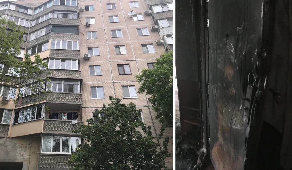 Пожар в Одессе 20 мая 2020 – видео как женщина спрыгнула с балкона и погибла