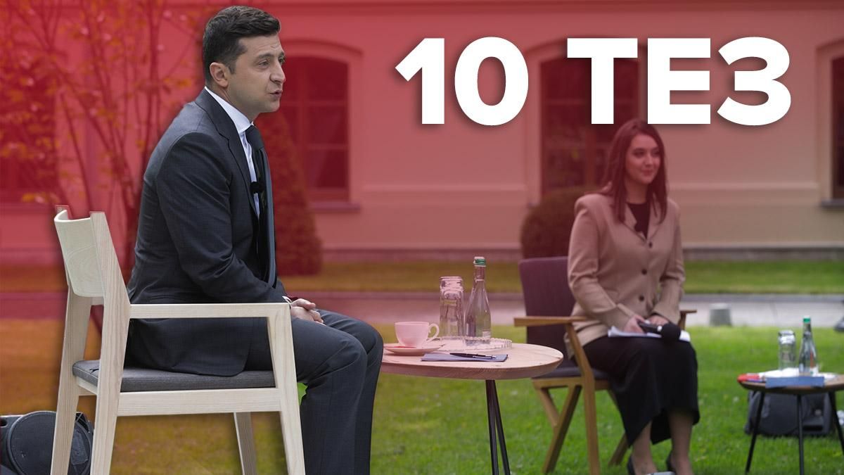 Вся пресс-конференция Зеленского в 10 тезисах: инфографика Вся пресс-конференция Зеленского в 10 тезисах: инфографика