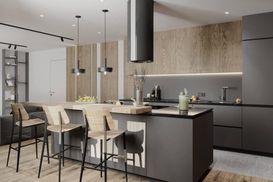 Сучасний модерн в інтер'єрі: характерні риси, правила оформлення і фото