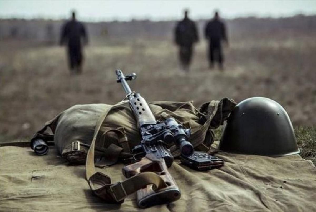 Украинские бойцы попали под обстрел боевиков вблизи Водяного