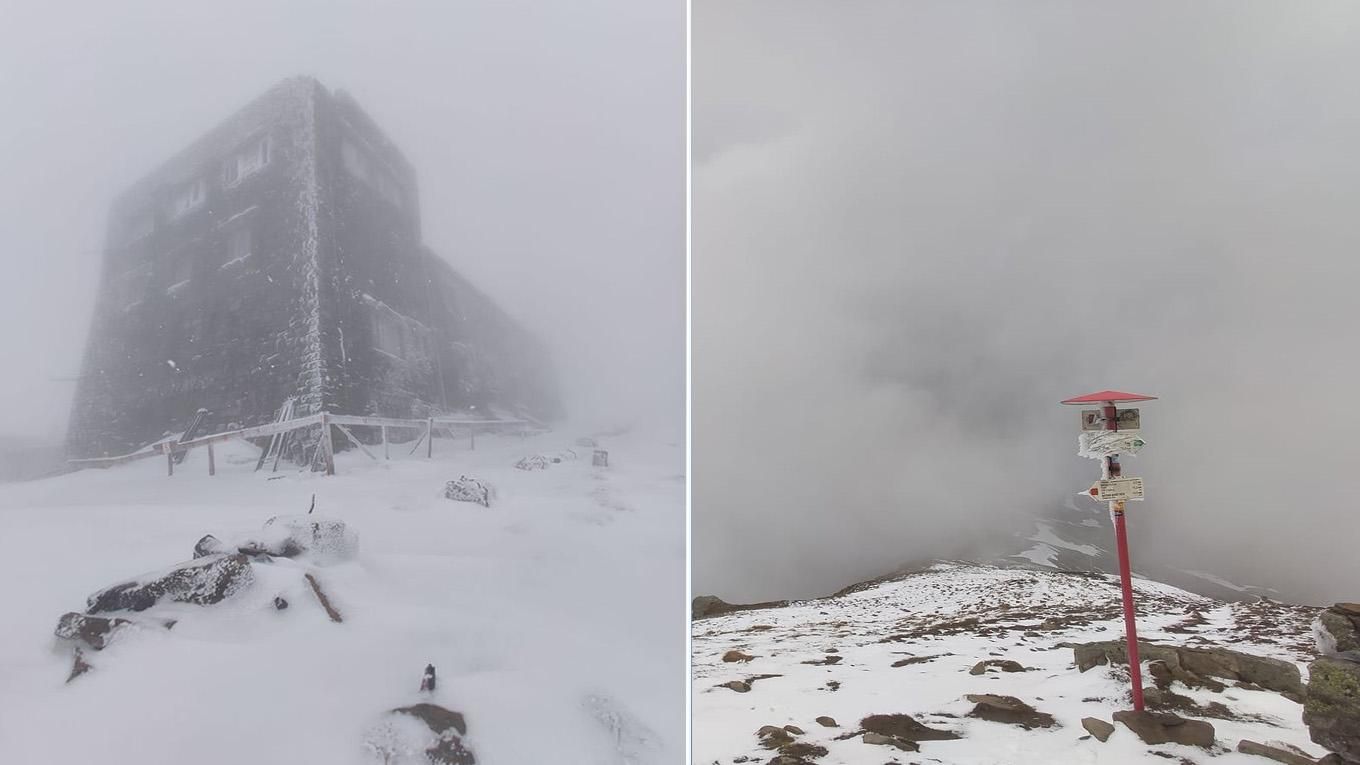 У Карпатах 27 травня 2020 сніг і хуртовина – фото У Карпатах 27 травня 2020 сніг і хуртовина – фото