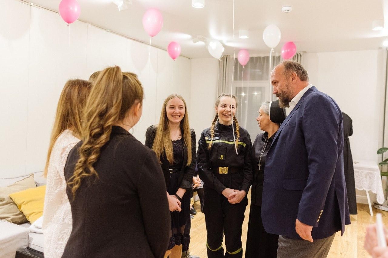 Юрій Федорів на відкритті Дитячого будинку сімейного типу у Львові у 2018 році Юрій Федорів на відкритті Дитячого будинку сімейного типу у Львові у 2018 році