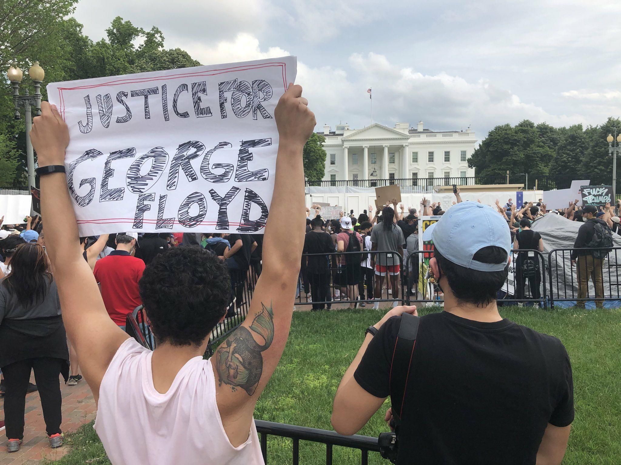 Дональд Трамп о протестах под Белым домом 29 мая 2020
