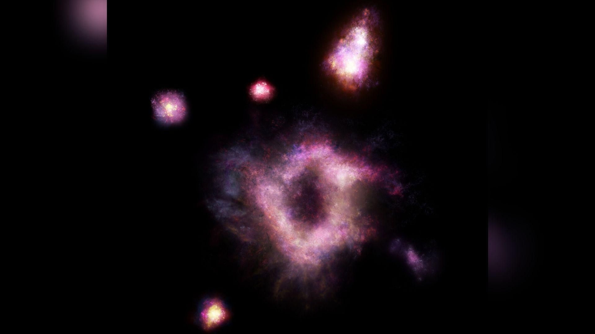 Астрономы сделали первое фото галактики очень редкого типа