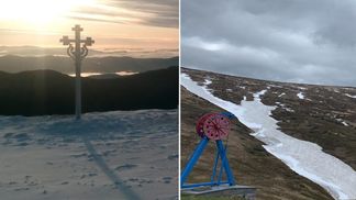 В Карпатах снова идет снег, минусовая температура и летом даже не пахнет: фото