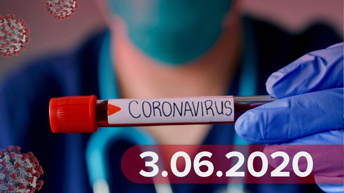 Коронавирус в мире, Украина 3 июня 2020 – статистика, новости