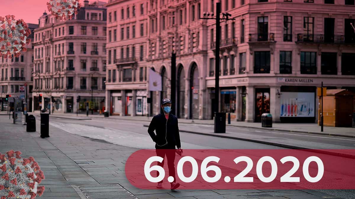 Коронавірус у світі, Україна 6 червня 2020: статистика, новини Коронавірус у світі, Україна 6 червня 2020: статистика, новини