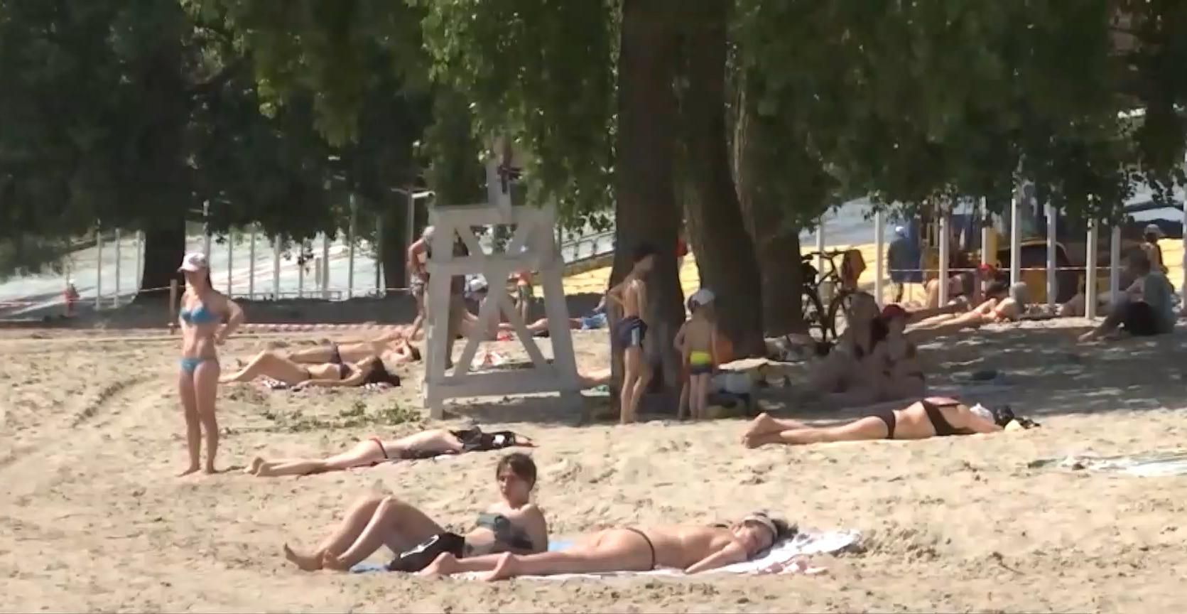 Ситуація на пляжах Києва