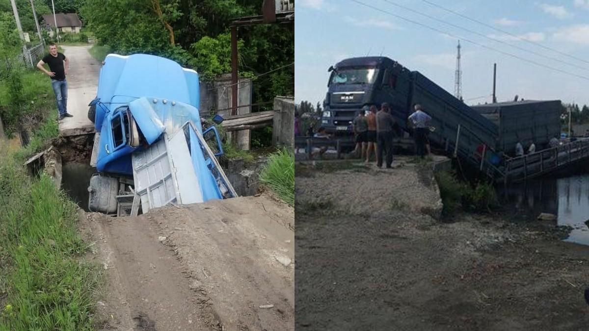 Обвал мостів на Тернопільщині та Миколаївщині - Фото - 24 канал