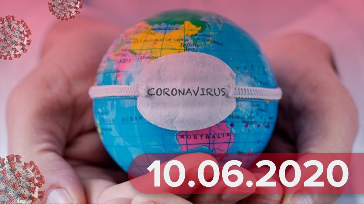 Коронавірус у світі, Україна 10 червня 2020: новини