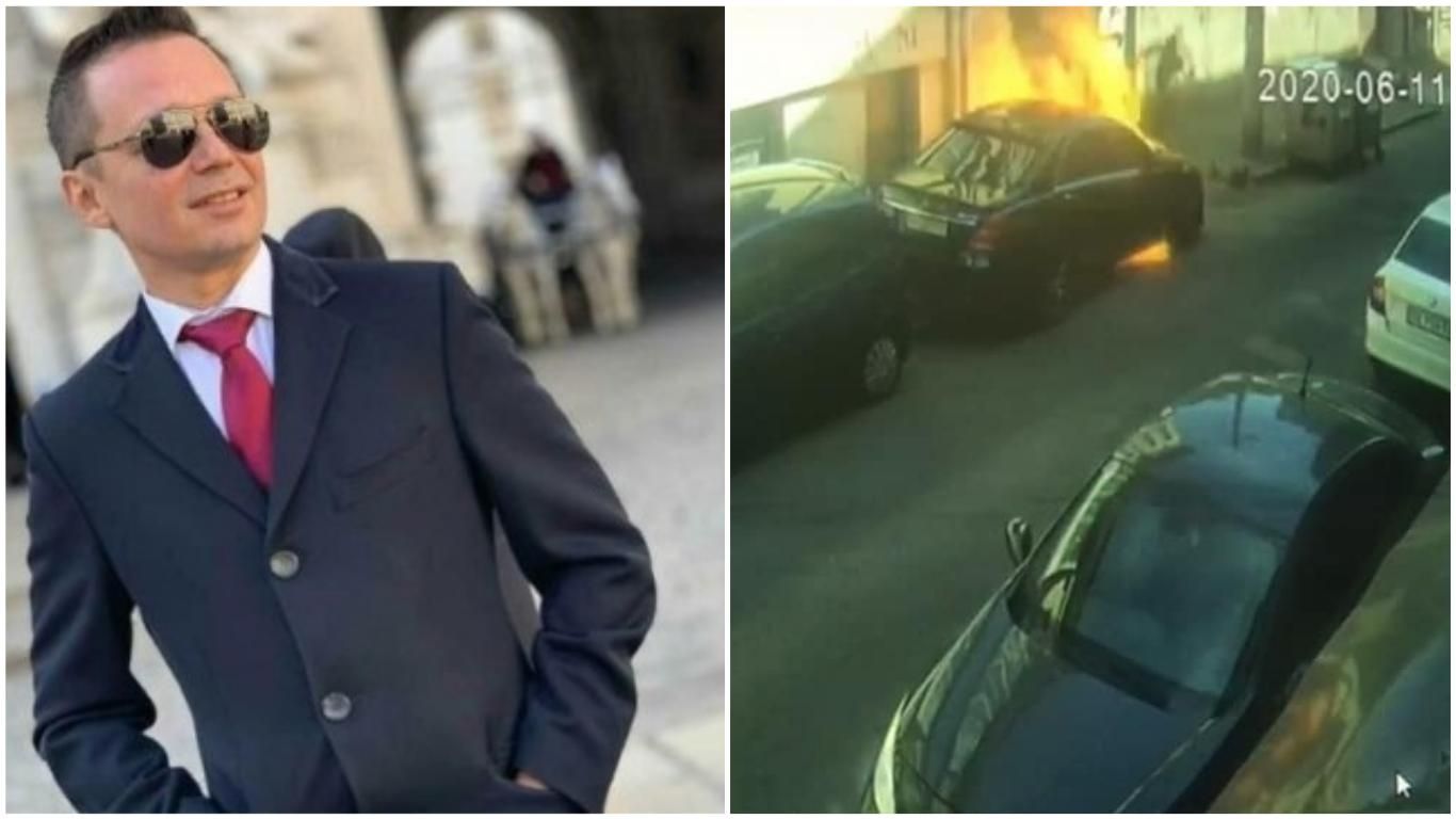 В Одессе подожгли автомобиль адвоката Болдина 11.06. 2020: фото, видео