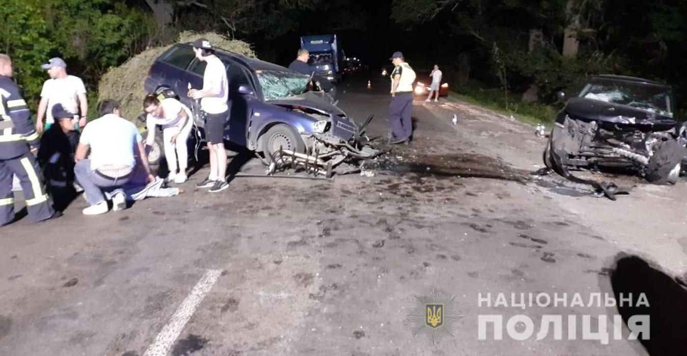 Авария на трассе Кременец - Ржищев 12 июня 2020: фото