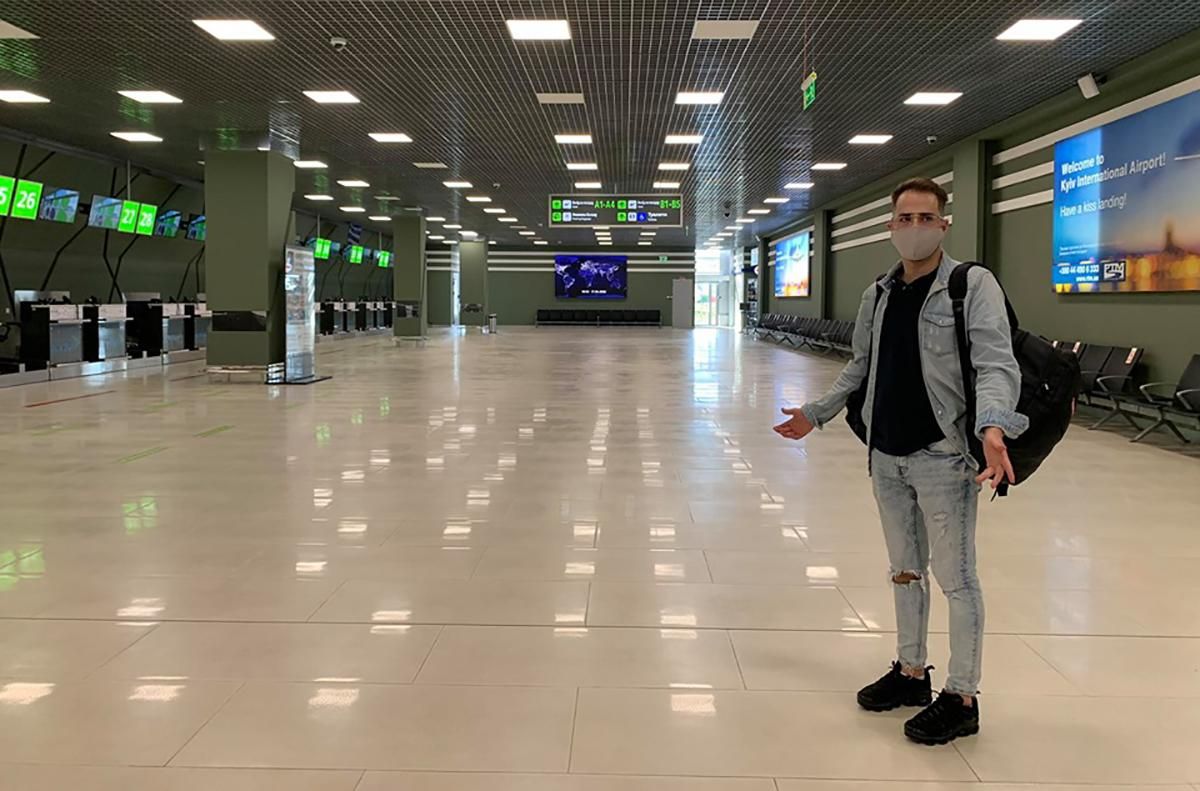 Фото из аэропорта Киев после восстановления международных рейсов