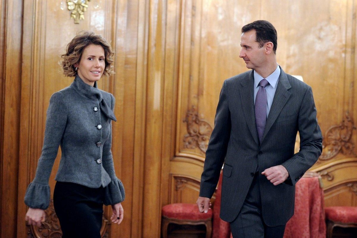 Башар Аль-Асад та його дружина Асма