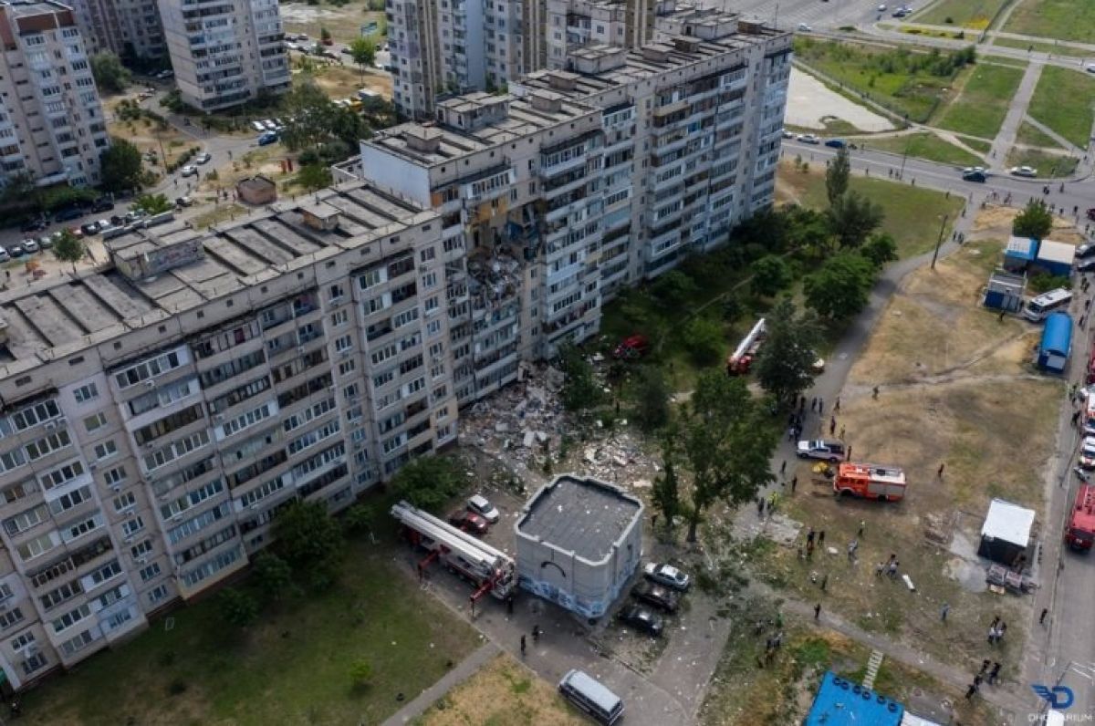 Вибух на Позняках, Київ: відео вибуху будинку на Григоренко