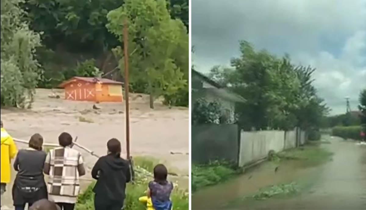 Негода на Прикарпатті: магазин у Шешорах змило водою Негода на Прикарпатті: магазин у Шешорах змило водою