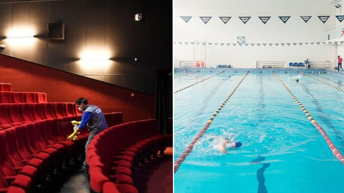 В Киеве разрешили культурные мероприятия, работу кинотеатров и бассейнов В Киеве разрешили культурные мероприятия, работу кинотеатров и бассейнов