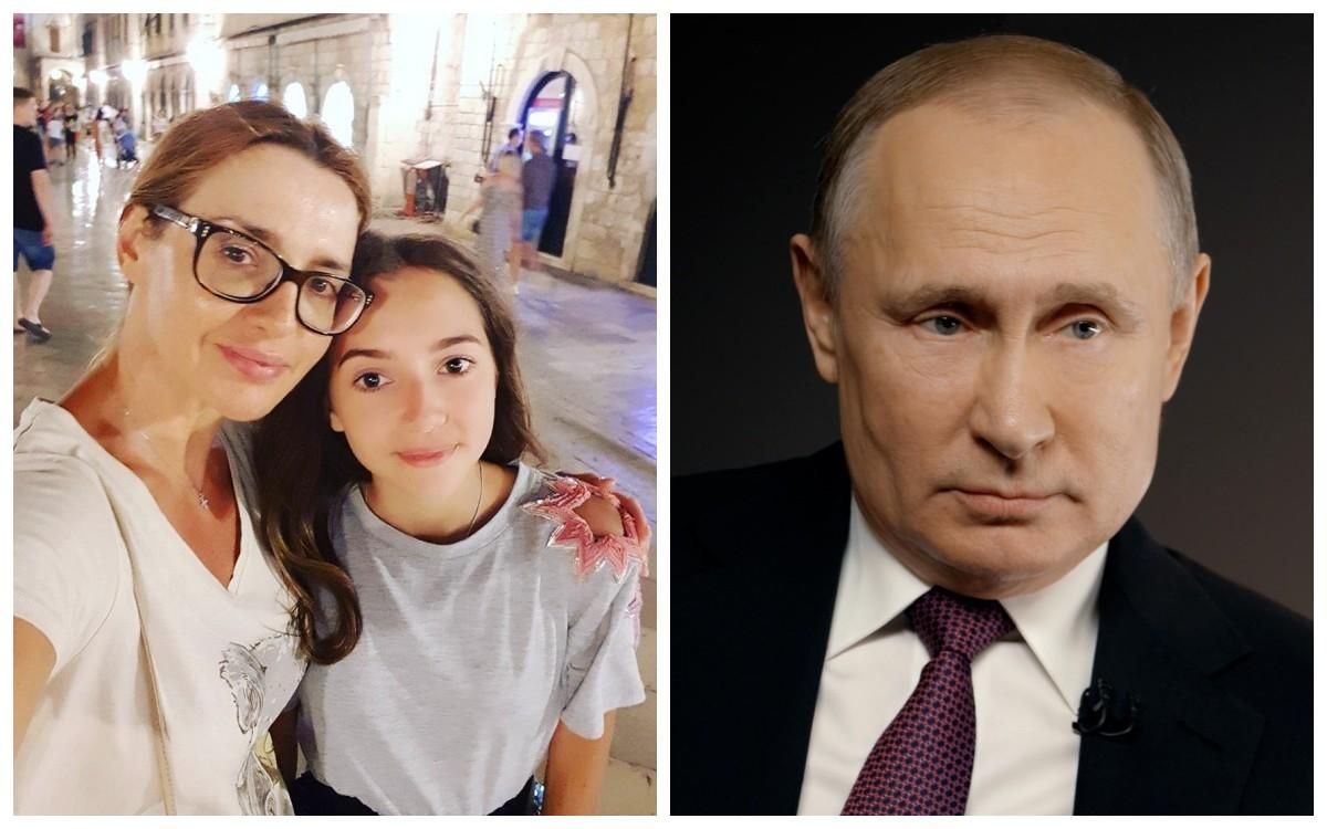 Марченко сказала, чому Путін хрестив її доньку