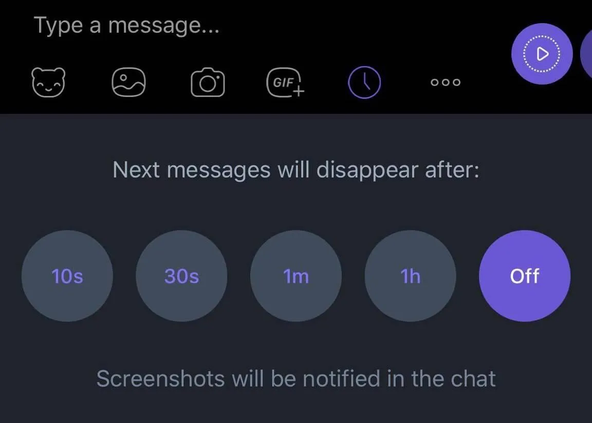 Как отправить исчезающее сообщение в Viber