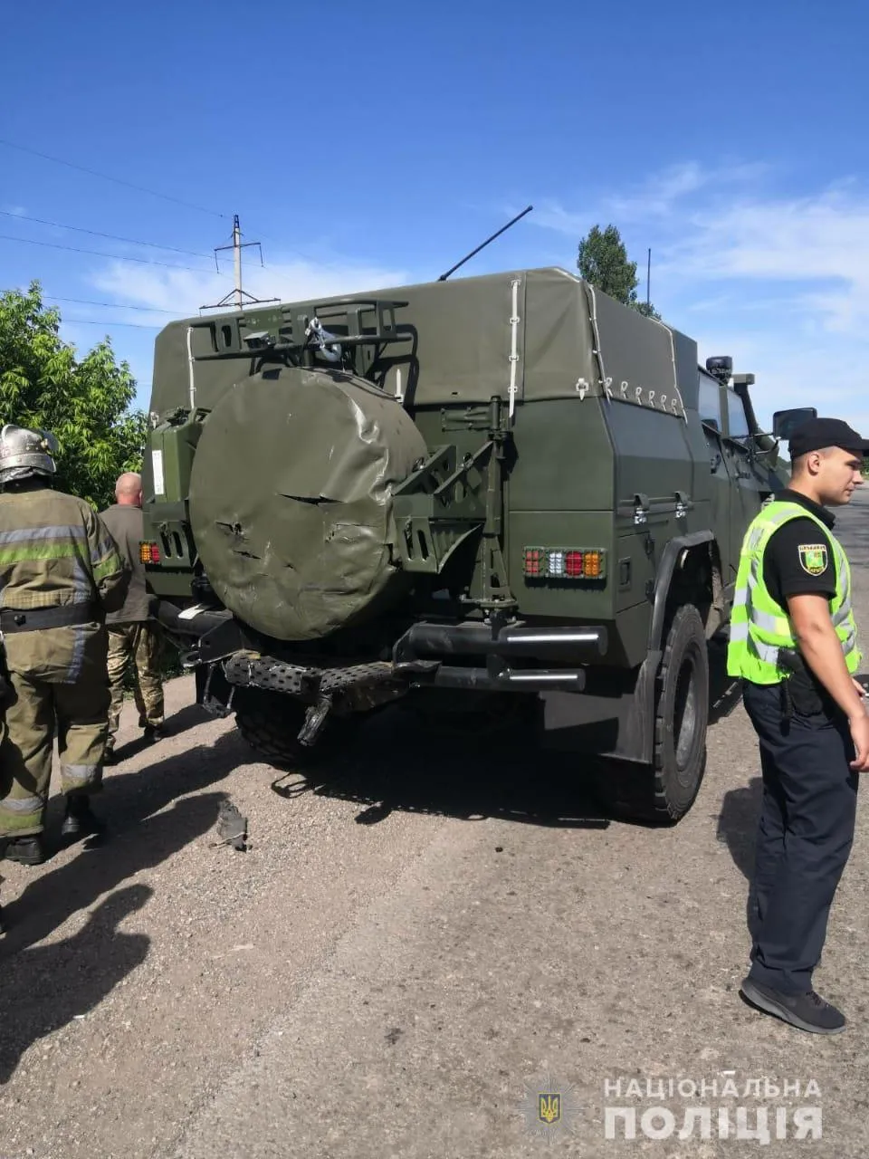 У Харківській області ДТП з військовими авто