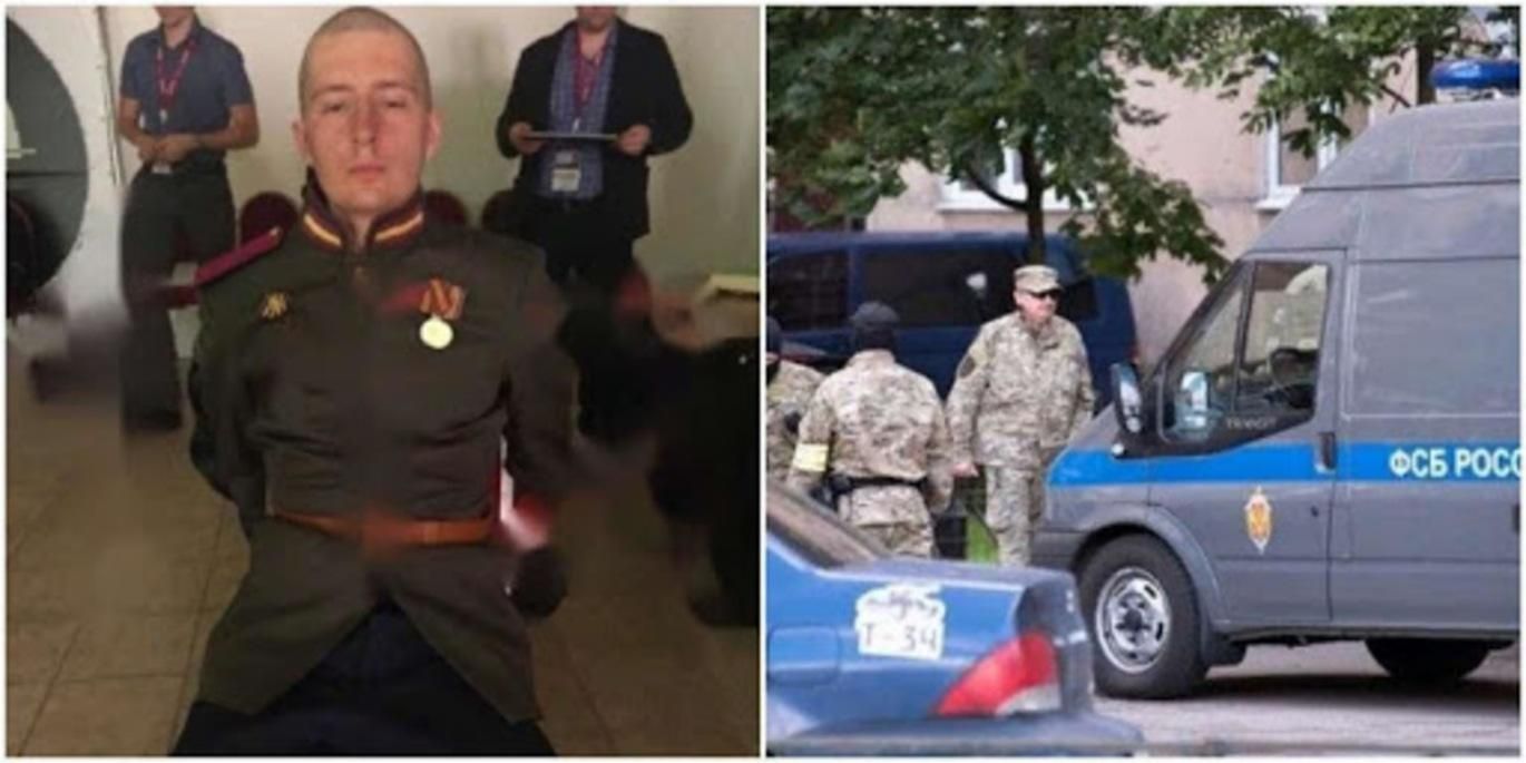 На параді Перемоги у Москві солдат напав на мікроавтобус ФСБ - відео