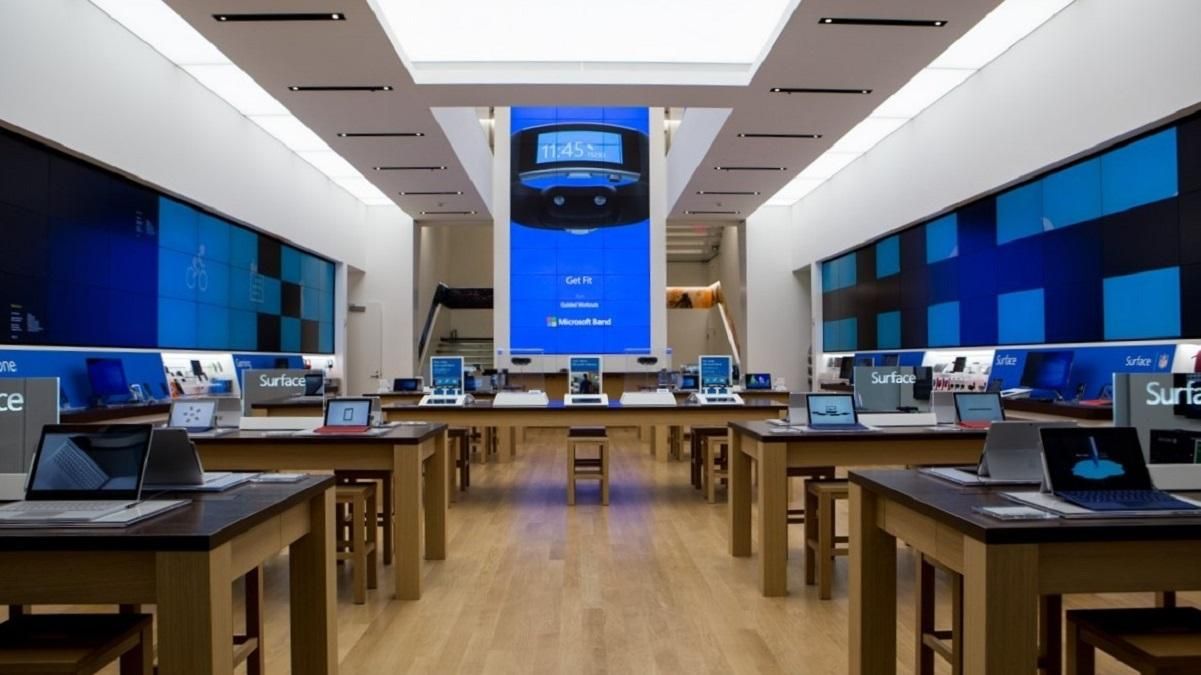 Microsoft закроет почти все свои розничные магазины Microsoft закроет почти все свои розничные магазины