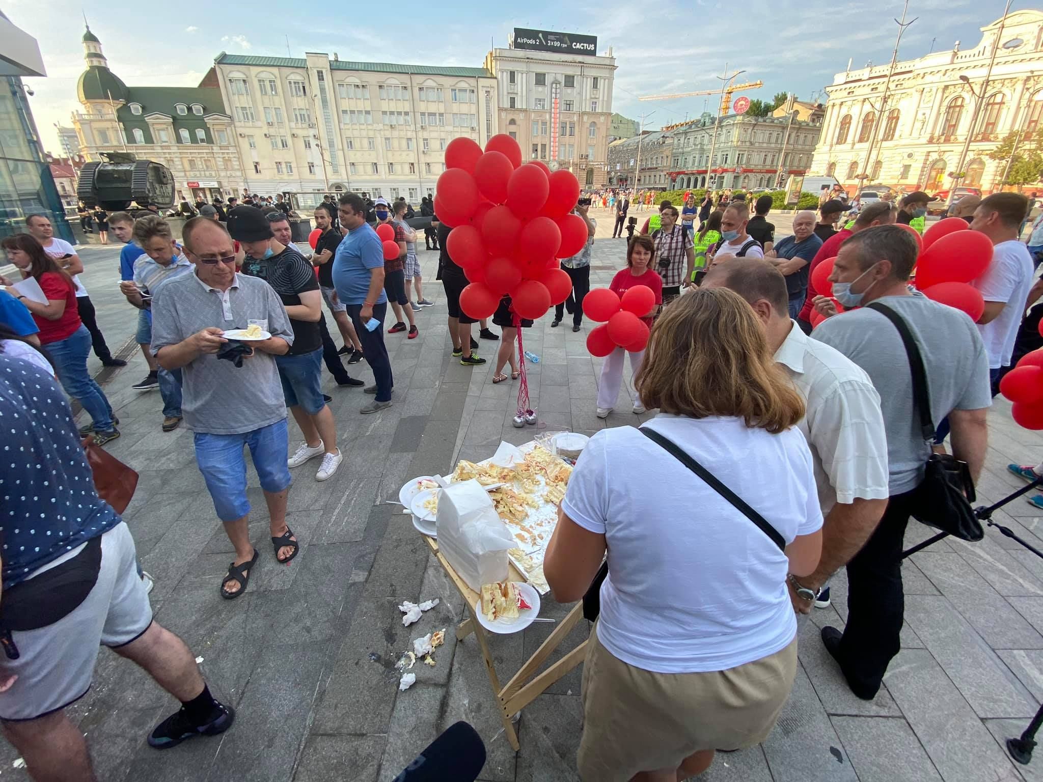 Акція прихильників Шарія у Харкові 30.06. 2020 і сутички з Нацкорпусом