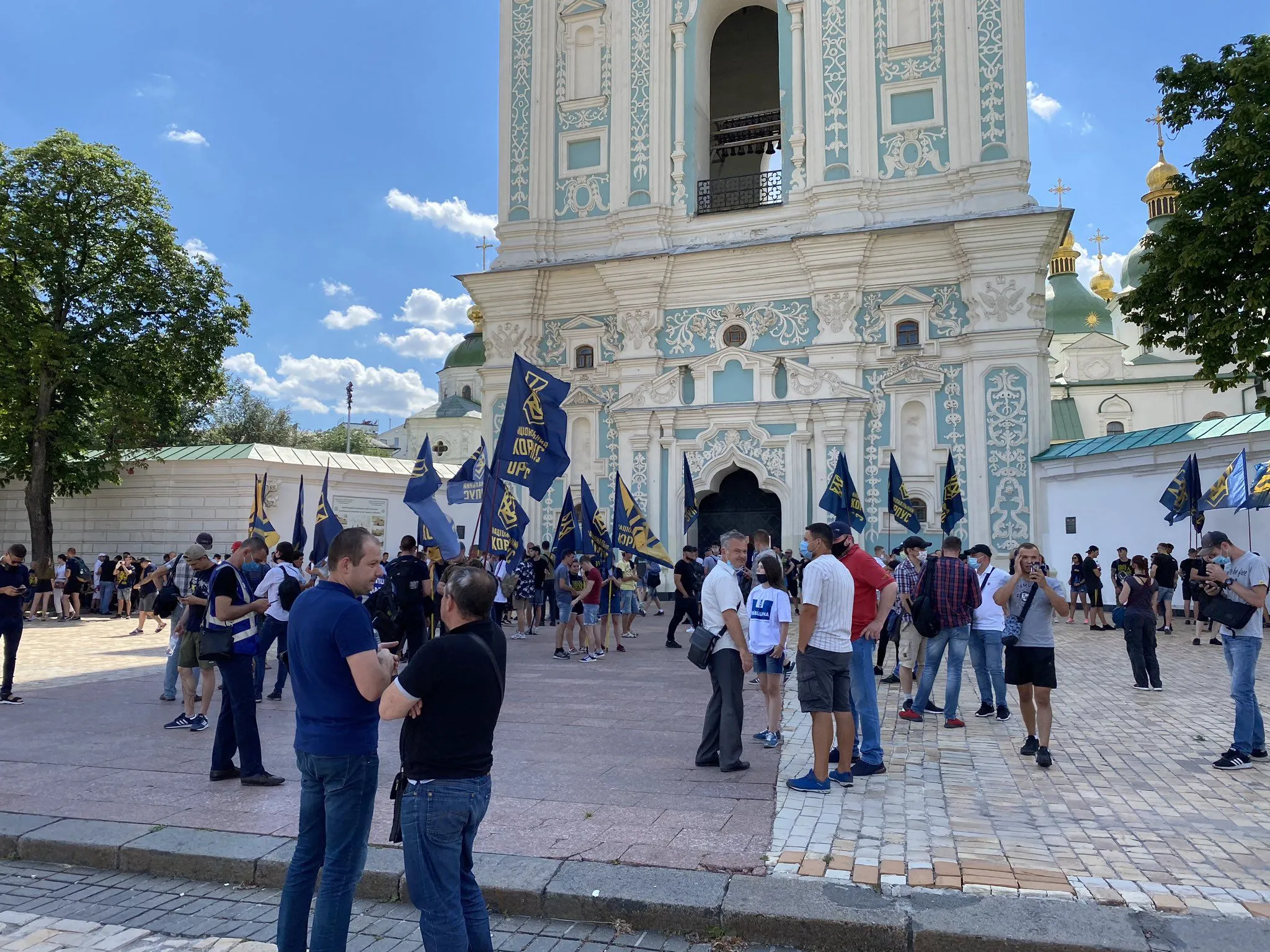 Нацкорпус на мітингу