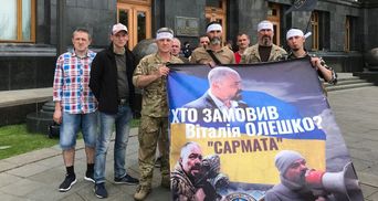 Є зрушення: побратими вбитого "Сармата" припинили голодування під офісом Зеленського