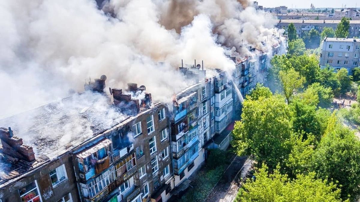 Масштабный пожар в Новой Каховке: поджигатель объяснил причины возгорания