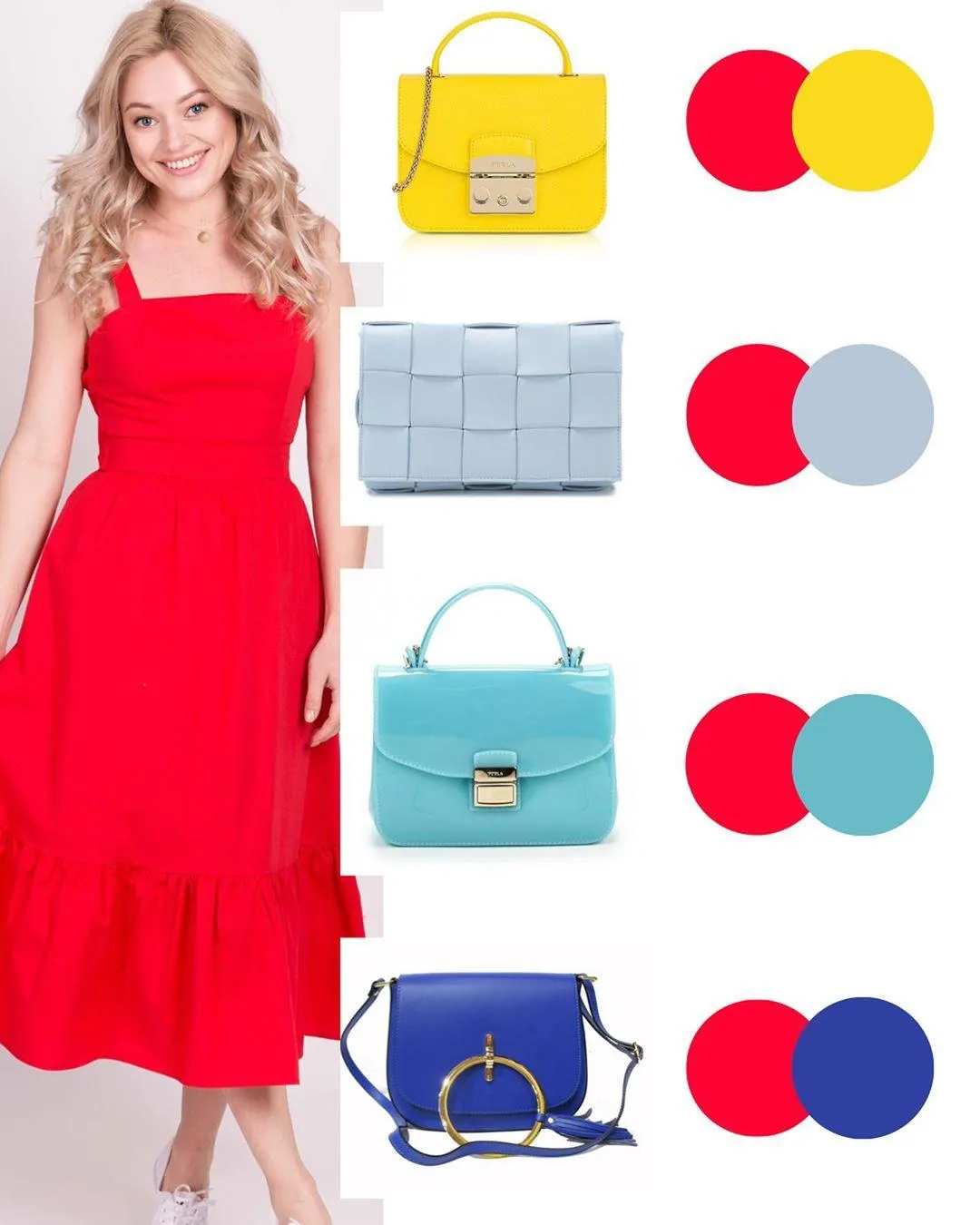 Які сумки пасують до червоної сукні Які сумки пасують до червоної сукні