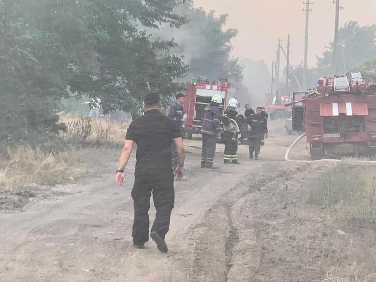 Пожежа біля Сєвєродонецька 7 липня 2020: фото, відео
