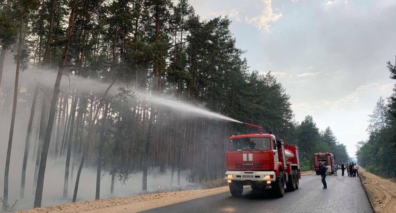 Лісові пожежі на Луганщині: останні новини