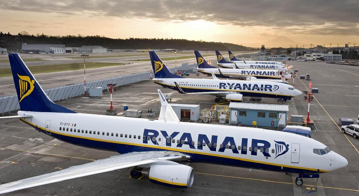 Ryanair запускає 16 нових маршрутів з України в Італію