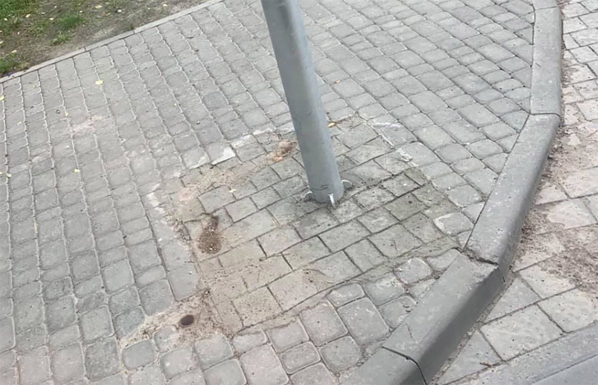 У Львові намалювали бруківку на бетоні - фото - 24 Канал