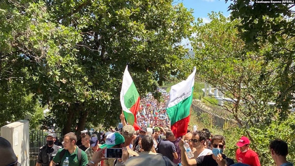 Протесты в Болгарии 11 июля 2020