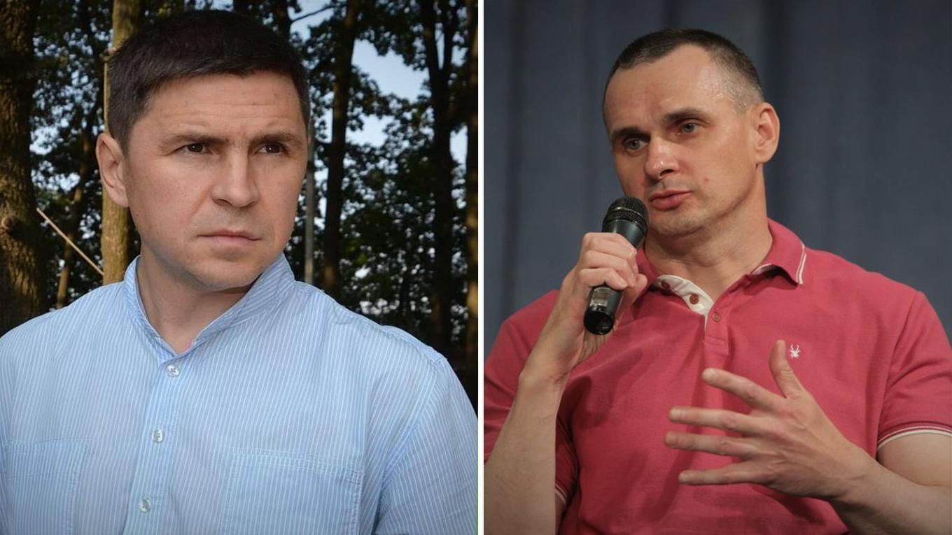 Радник Єрмака Михайло Подоляк назвав Сенцова аморальним пристосуванцем: деталі Радник Єрмака Михайло Подоляк назвав Сенцова аморальним пристосуванцем: деталі