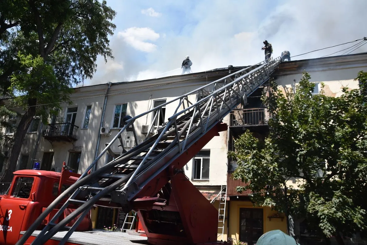 Пожежа в Одесі 12 липня