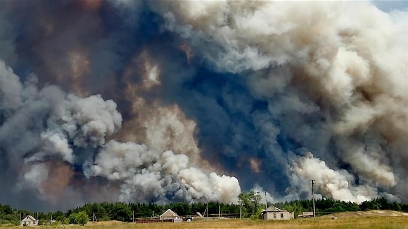 Лісові пожежі на Луганщині вдалося повністю загасити